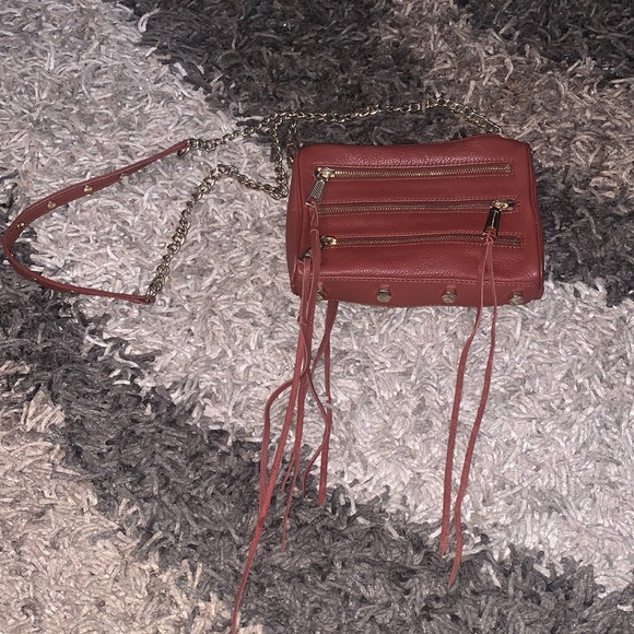 Rebecca Minkoff zippered crossbody slight wear on bottom sides but in good cond - Picture 2 of 7